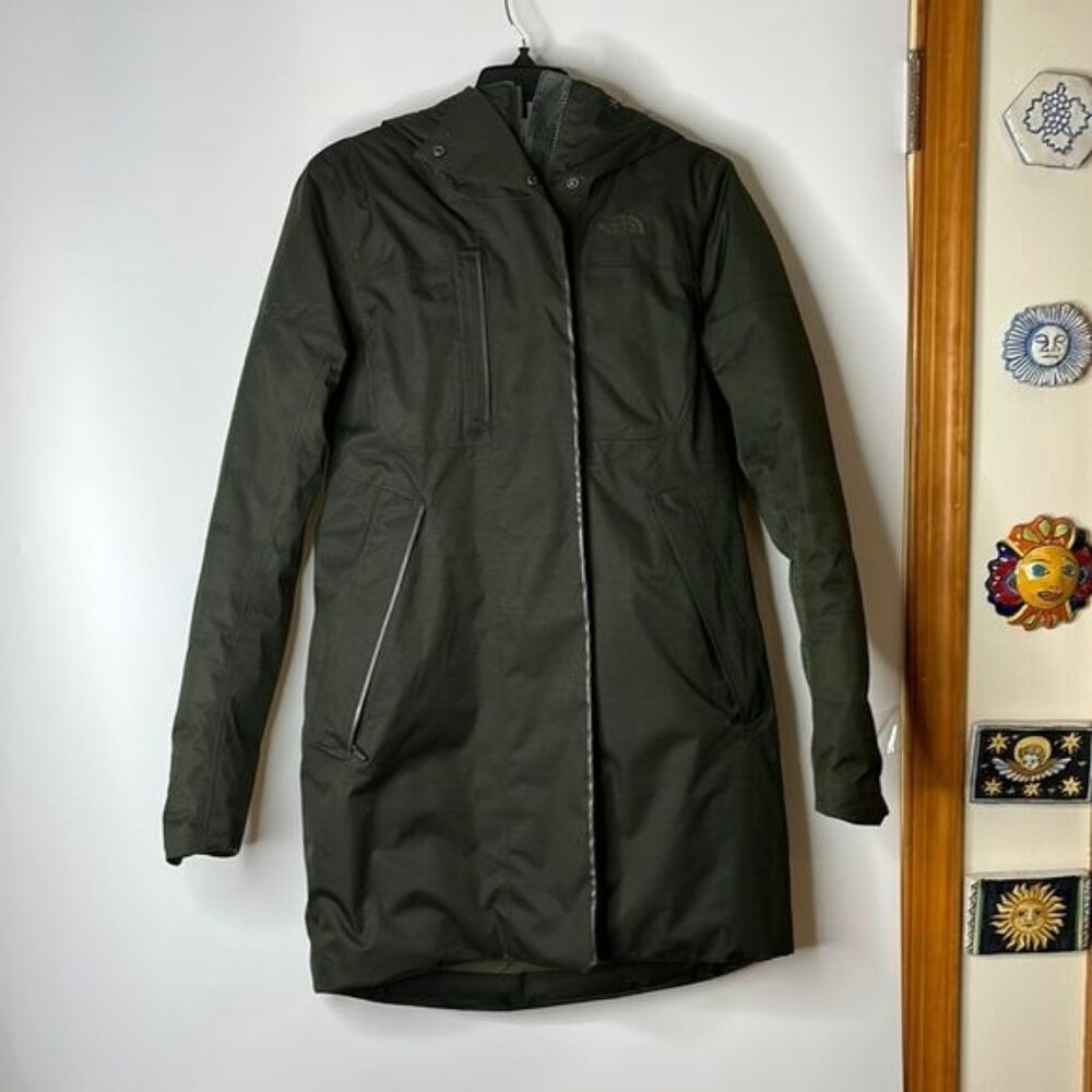 The North Face FAR NORTHERN Womens Coat with Faux Fur Trim Hood SMALL PETITE
